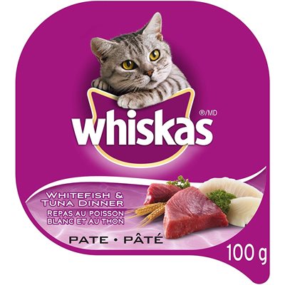 Whiskas Adult Cat Tuna & Whitefish Pâté 24 / 100g