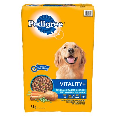 Pedigree Adult Dog Vitality Plus Original Flavor 8KG
