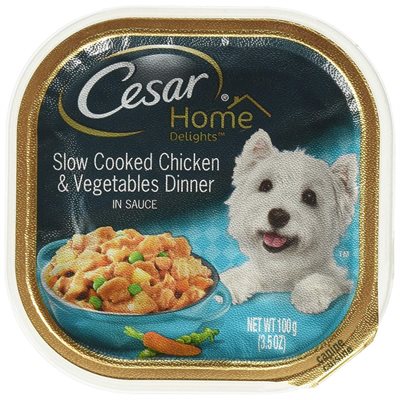 Cesar Adult Dog Home Delights Chicken & Vegetable 24 / 100g