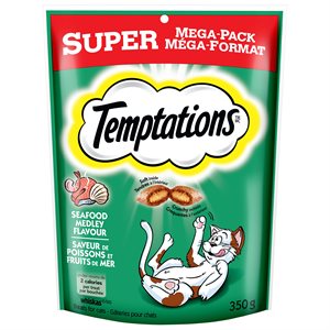Temptations Cat Treats Seafood Medley Flavor 350g