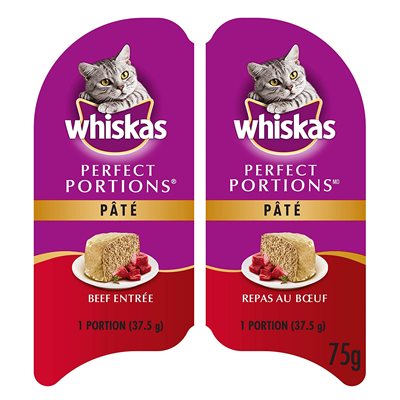 Whiskas Adult Cat Perfect Portions Beef 24 / 75g