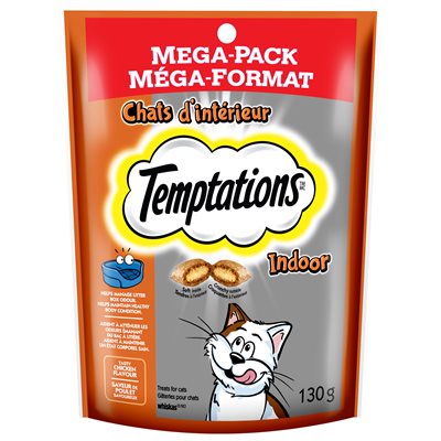 Temptations Indoor Cat Treats Tasty Chicken Flavor 130g