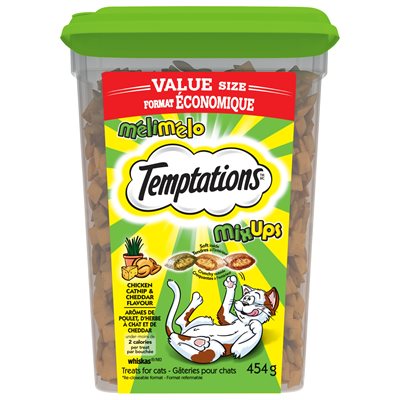 Temptations Cat Treats Mix-Ups Catnip, Chicken & Cheese 454g Tub