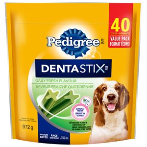 Pedigree Dentastix Fresh Medium 40 Count 972g