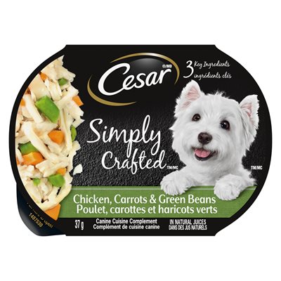 Cesar Simply Crafted Chicken Carrots & Green Beans 10 / 37g