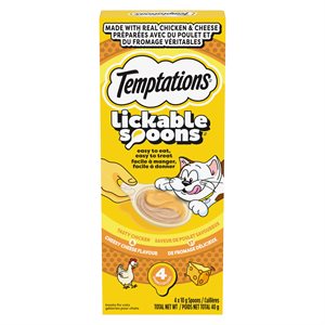 Temptations Lickable Spoons Chicken & Cheese 40g