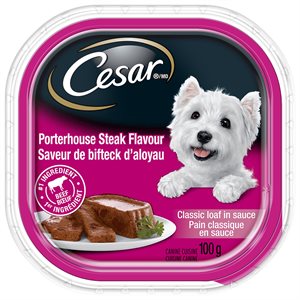 Cesar Adult Dog Classic Loaf Porterhouse Steak 24 / 100g