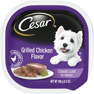 Cesar Adult Dog Entrées Grilled Chicken 24 / 100g