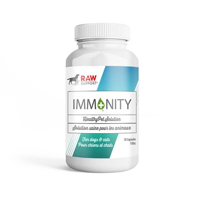 Raw Support Imm+nity Spirulina Supplement 30 Capsules