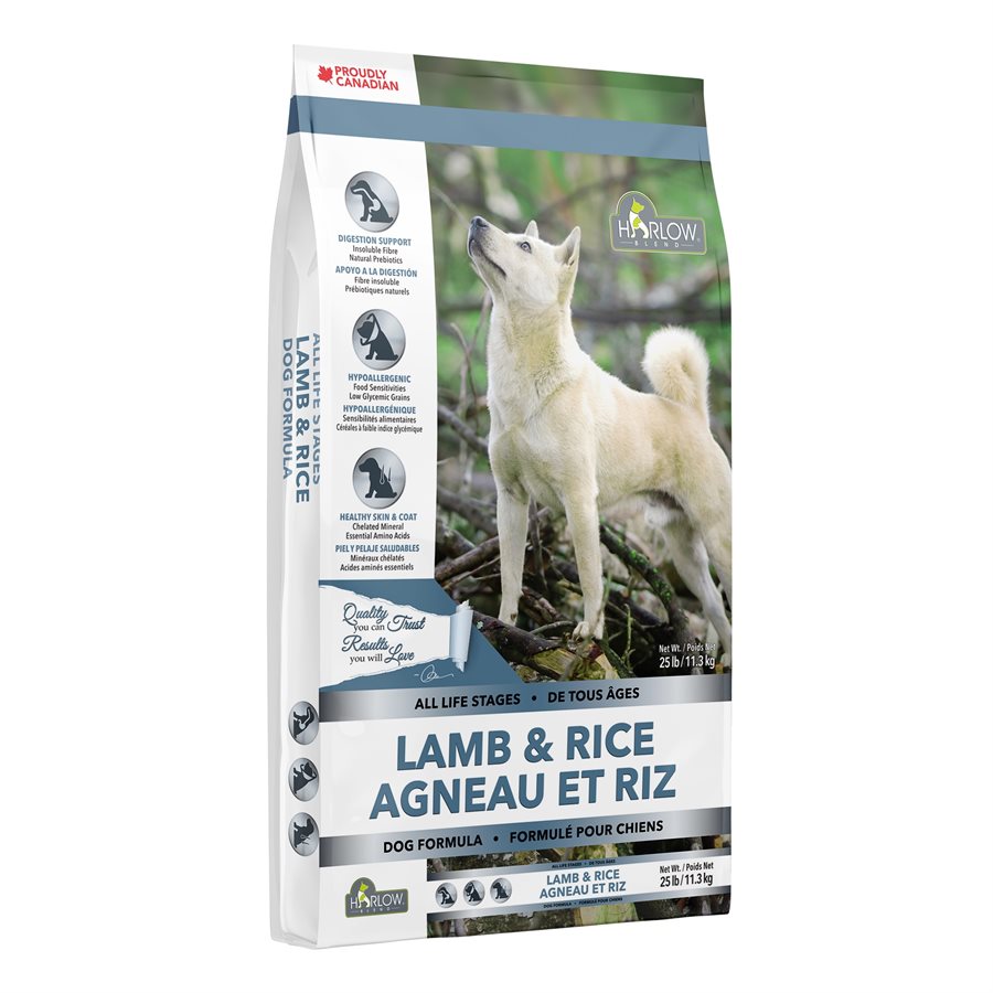 Harlow Blend Prime Lamb & Rice Dog 25 lb