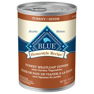 Blue Homestyle Recipe Dîner de Pain de Viande de Dinde Chien Adulte 12 / 12.5oz