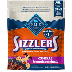 Blue Buffalo Sizzlers Bacon-Style Pork Treats Original 6 / 6oz