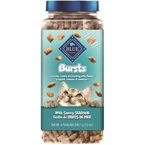BLUE Bursts Filled Cat Treats Seafood Flavor 4 / 12oz