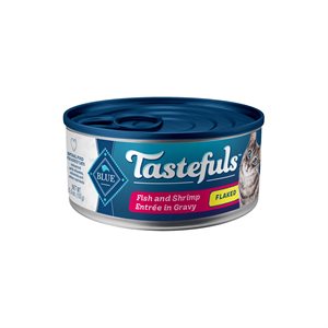 Blue Buffalo Tastefuls Cat Fish and Shrimp Entrée in Gravy Flaked 24 / 5.5oz