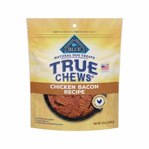 Blue Buffalo « True Chews » Recette de Poulet et Bacon pour Chiens 12oz