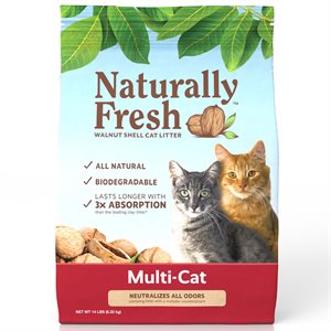 Eco-Shell Naturally Fresh Litière Agglomérante pour Plusiers Chats 14LB