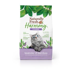 Naturally Fresh « Harmony » Litière Agglomérante pour Chats à la Lavande et au Bambou 14LB