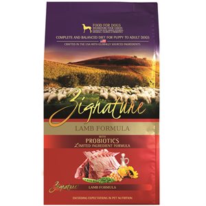 Zignature Limited Ingredient Grain Free Lamb Dog Food 4 LB