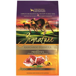 Zignature Limited Ingredient Grain Free Kangaroo Dog Food 4 LB
