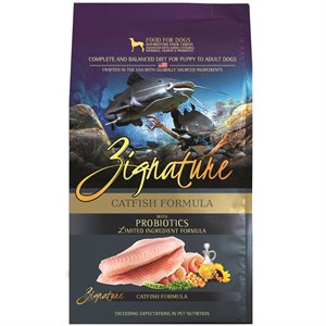 Zignature Limited Ingredient Grain Free Catfish Dog Food 12.5 LB