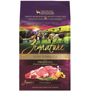 Zignature Limited Ingredient Grain Free Goat Dog Food 4 LB