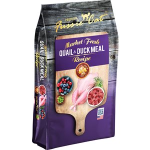 Fussie Cat Grain Free Quail & Duck Meal Formula 10LB