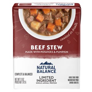 Natural Balance Limited Ingredient Beef Stew Dog Wet 12 / 11 oz