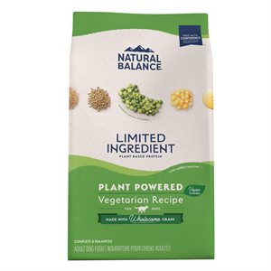 Natural Balance Vegetarian Formula Dry Dog Food 24LB