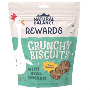 Natural Balance Rewards Crunchy Biscuits Chicken Dog Treat 28oz