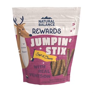 Natural Balance Rewards Jumpin' Stix Venison Dog Treat 4oz