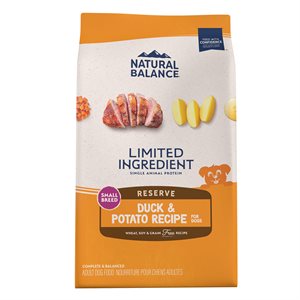 Natural Balance LID Adult Grain Free Duck & Potato Small Bites 4 LB