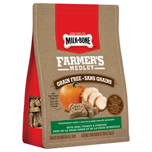 Smuckers Milk Bone FM Grain Free Turkey & Pumpkin Treats 4 / 340g