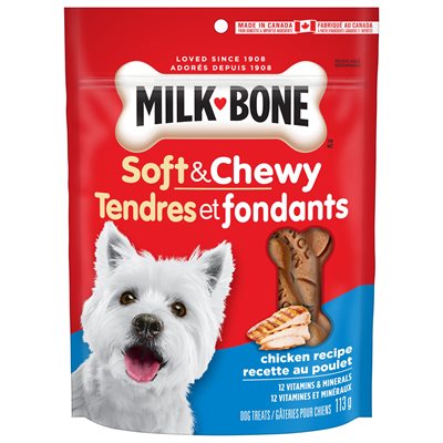 Smuckers Milk Bone Soft & Chewy Chicken Flavor Treats 12 / 113g