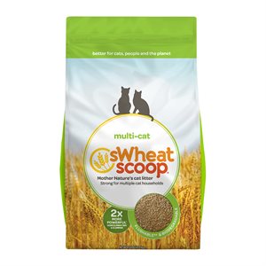 sWheat Scoop Multi-Cat Clumping Wheat-Based Cat Litter 25LB