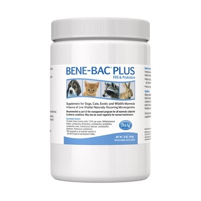 PetAg Bene-Bac® Plus Probiotic Pet Powder 1LB