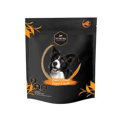 THE THRE3 RULE Cricket & Carrot - Dog Treat 125g